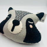 Felt Raccoon ( pillow decor )