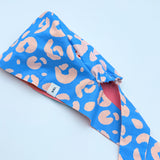 Scrub (Blue and pink leopard )