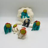 Felt Elephant Mobile