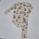 Convertible Footie Pajama ( Sweet Puffin)