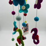 Felt Sea Horse Mobile
