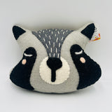 Felt Raccoon ( pillow decor )
