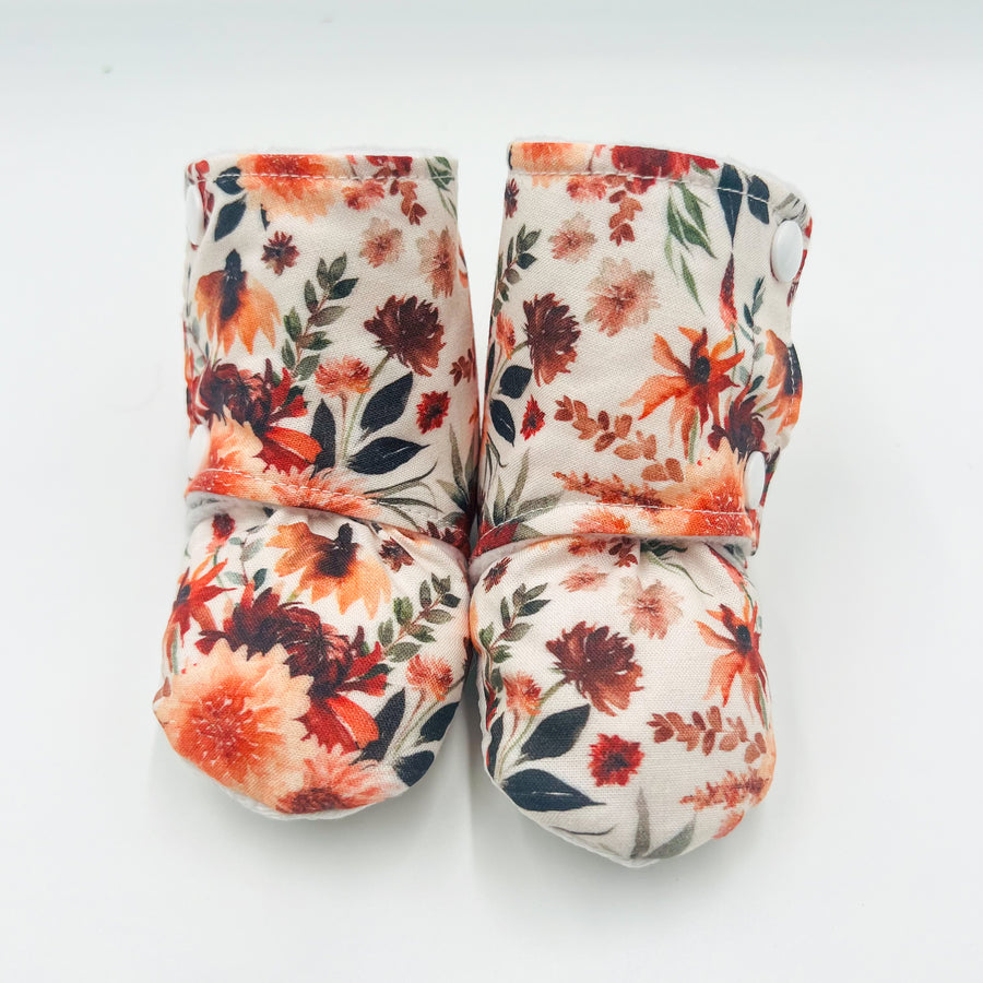 Baby Booties (Wilder fall floral)