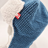 Pilot Hat (Light Blue Corduroy)