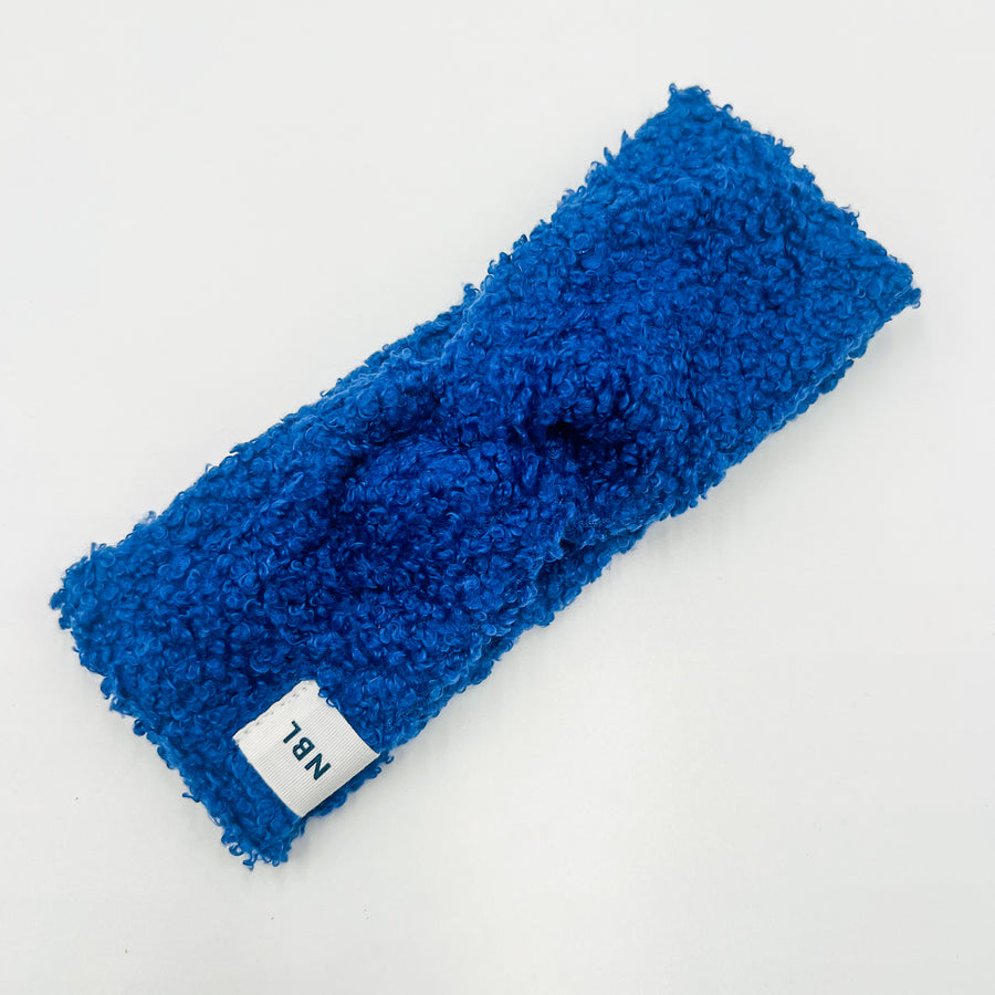 Adult Knot Headband  (doodle blue)