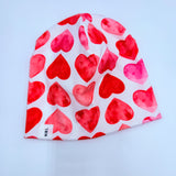 Beanie Hat ( Lovely Hearts )