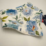 Bandana Bib ( Blue Peony)