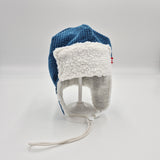 Pilot Hat (Light Blue Corduroy)