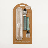 Detachable Spoon & Fork Set with Travel Case