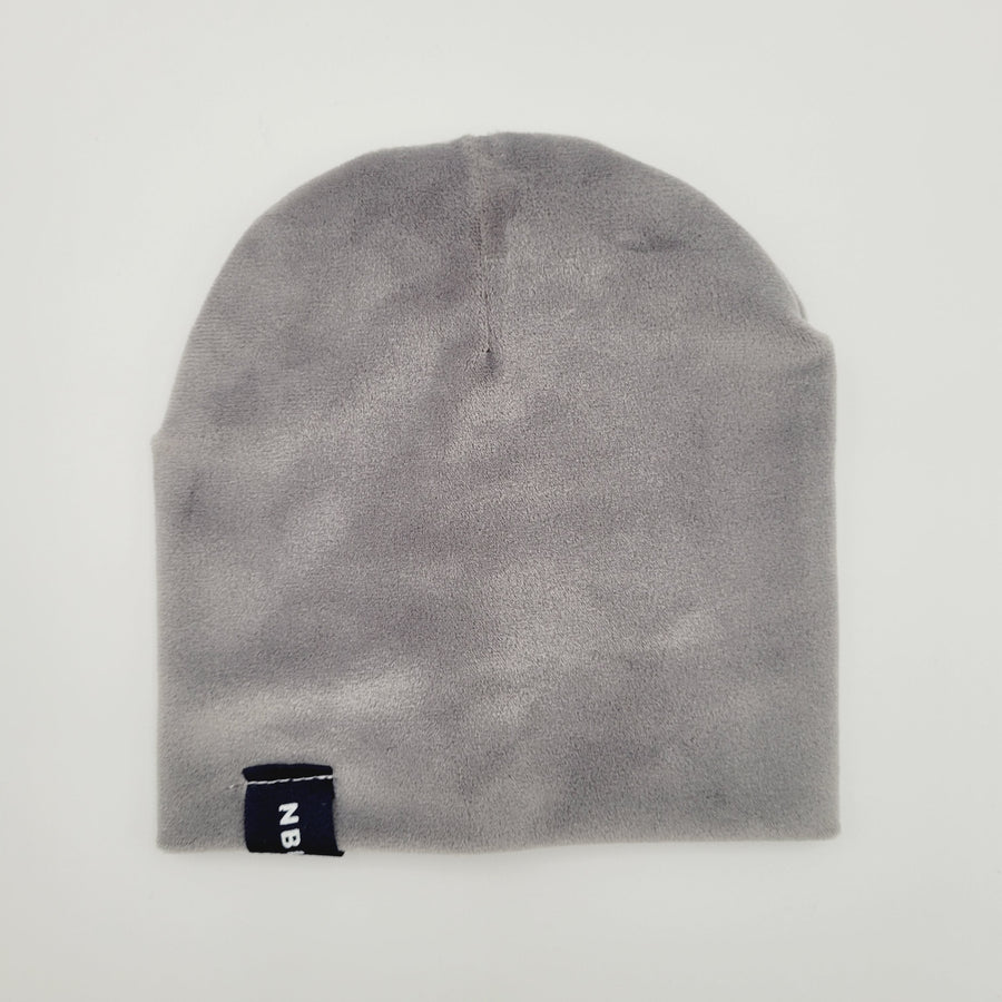 Beanie Hat (Grey Velvet)
