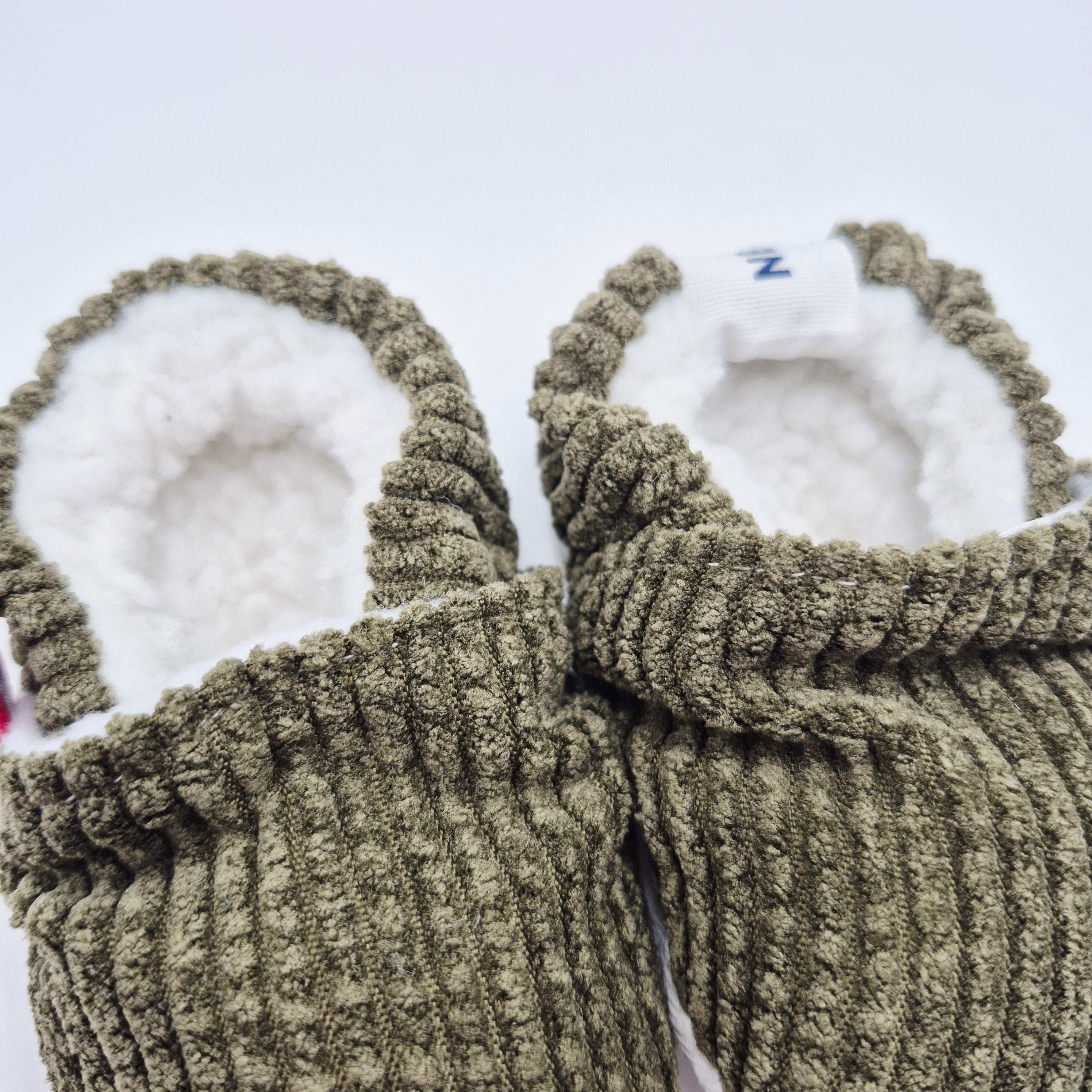 Winter Shoes (Olive Corduroy)