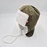 Pilot Hat (Olive Corduroy)
