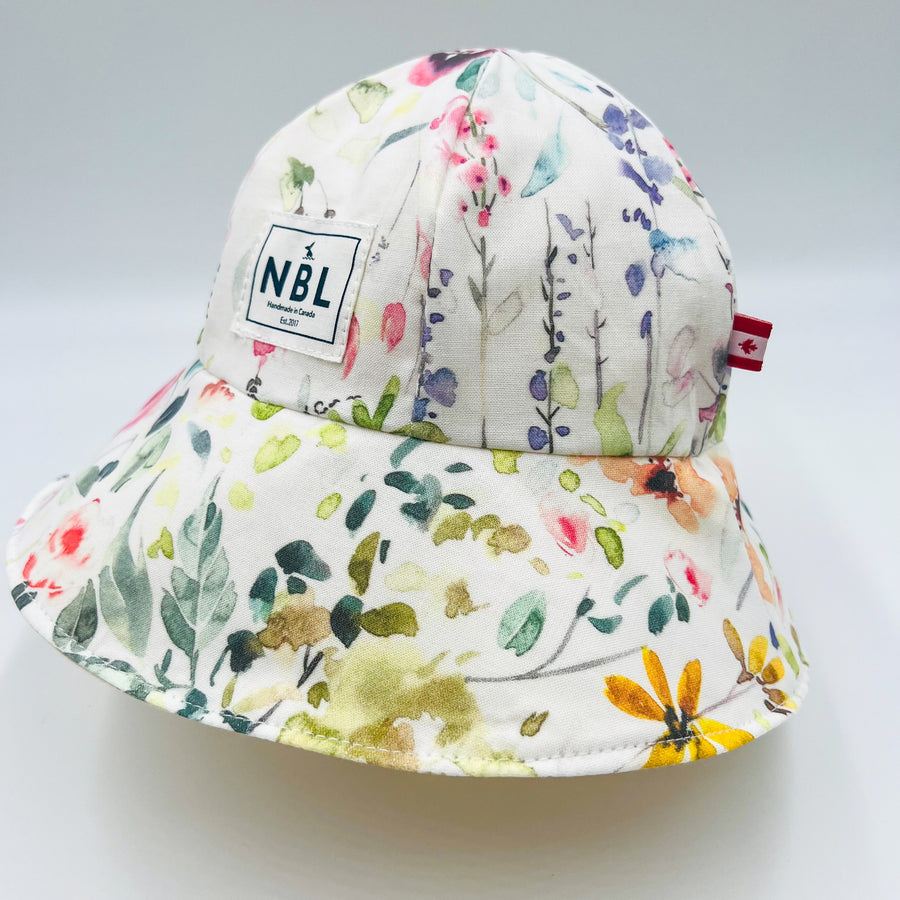 Summer Hat (Watercolor Flowers)