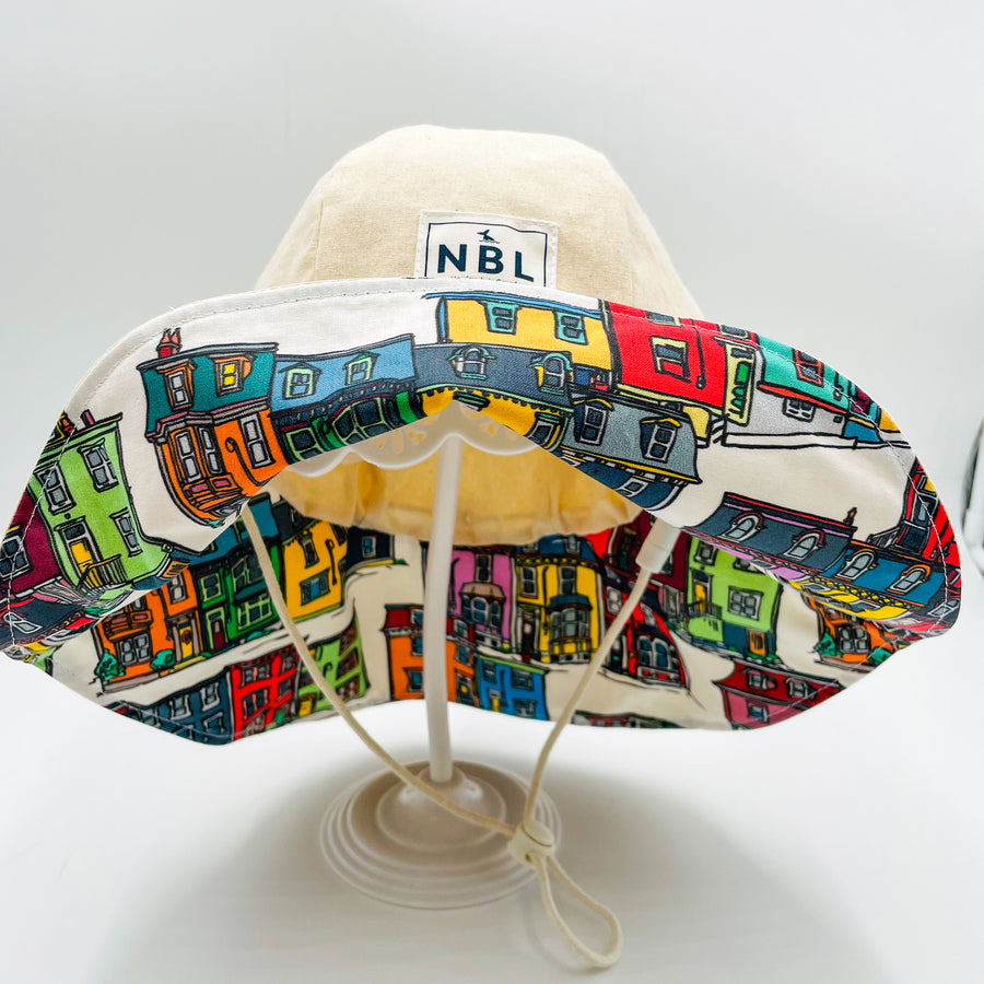 Adult Summer Hat (Jellybean Row Houses)