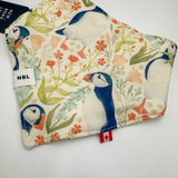 Bandana Bib ( Puffins in Wildflowers)