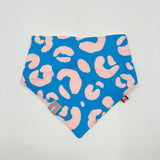 Bandana Bib (Blue Leopard)