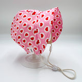 Summer Bonnet (Pink hearts)