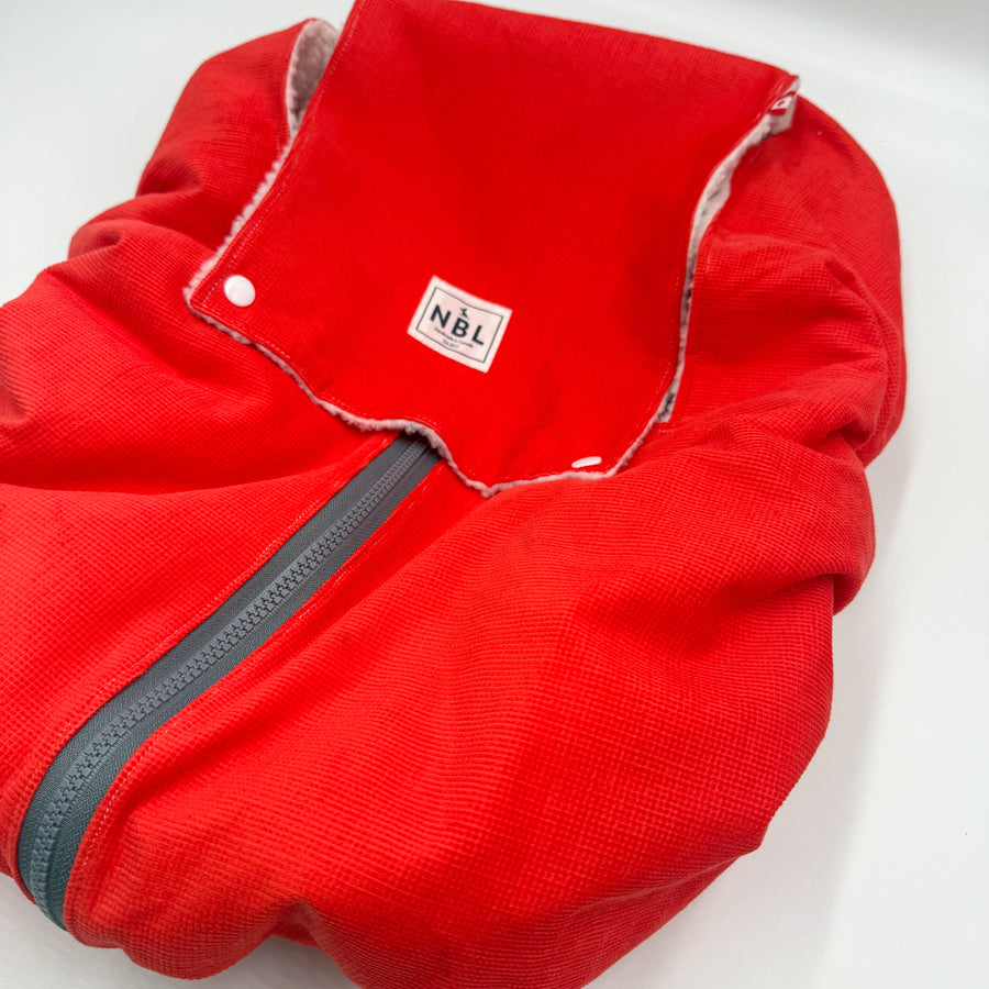 Car Seat cover Winter (Bright Red)