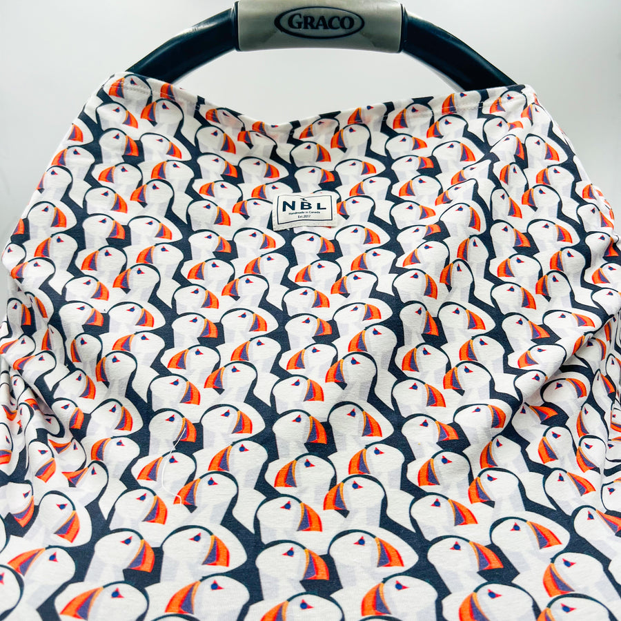 Car Seat Cover Summer (Puffin Lover)