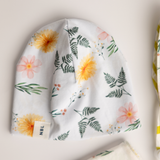 Beanie Hat - Flowers and Ferns