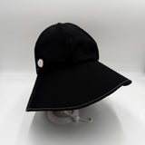 Black hat handmade in Canada, 100% cotton