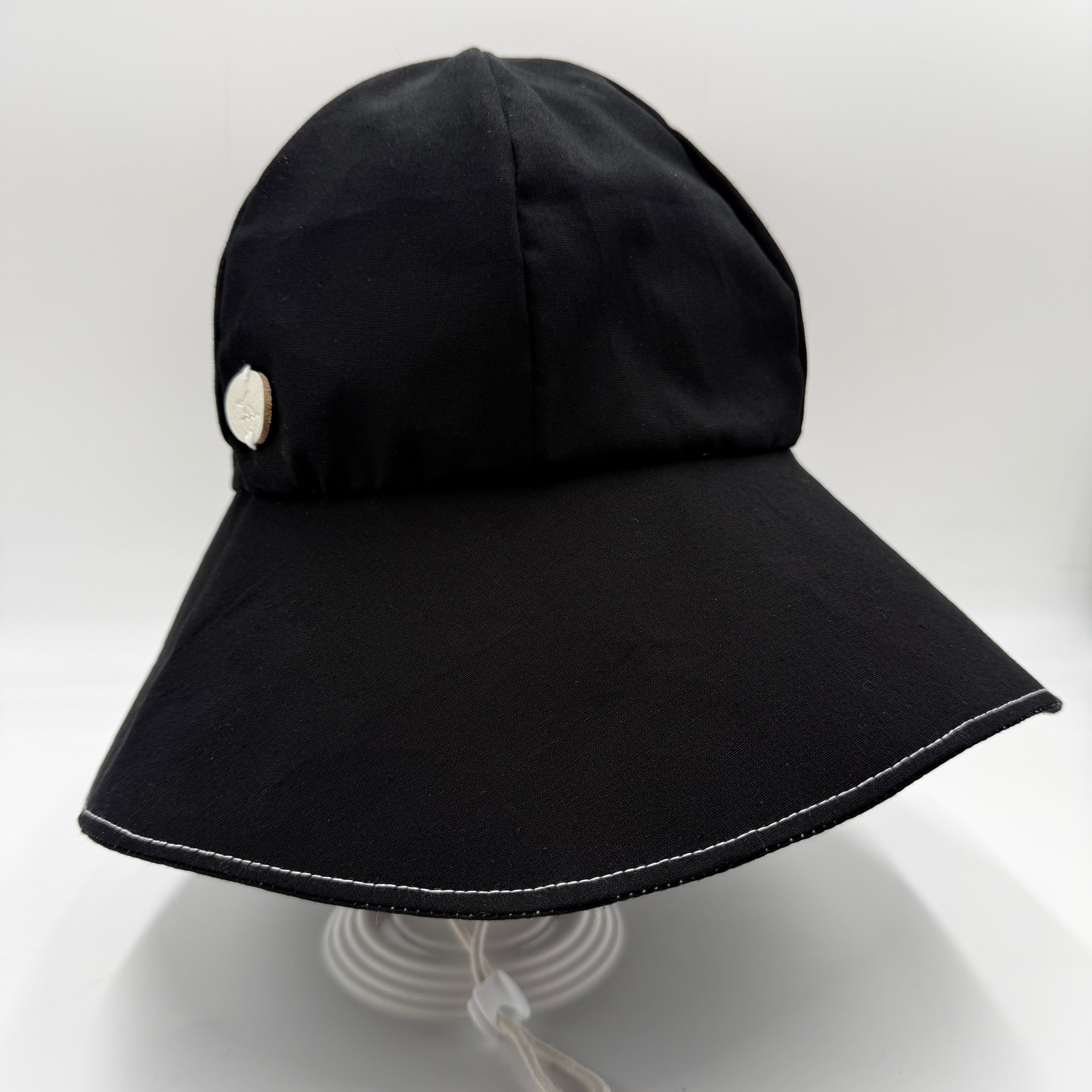 Black hat handmade in Canada, 100% cotton