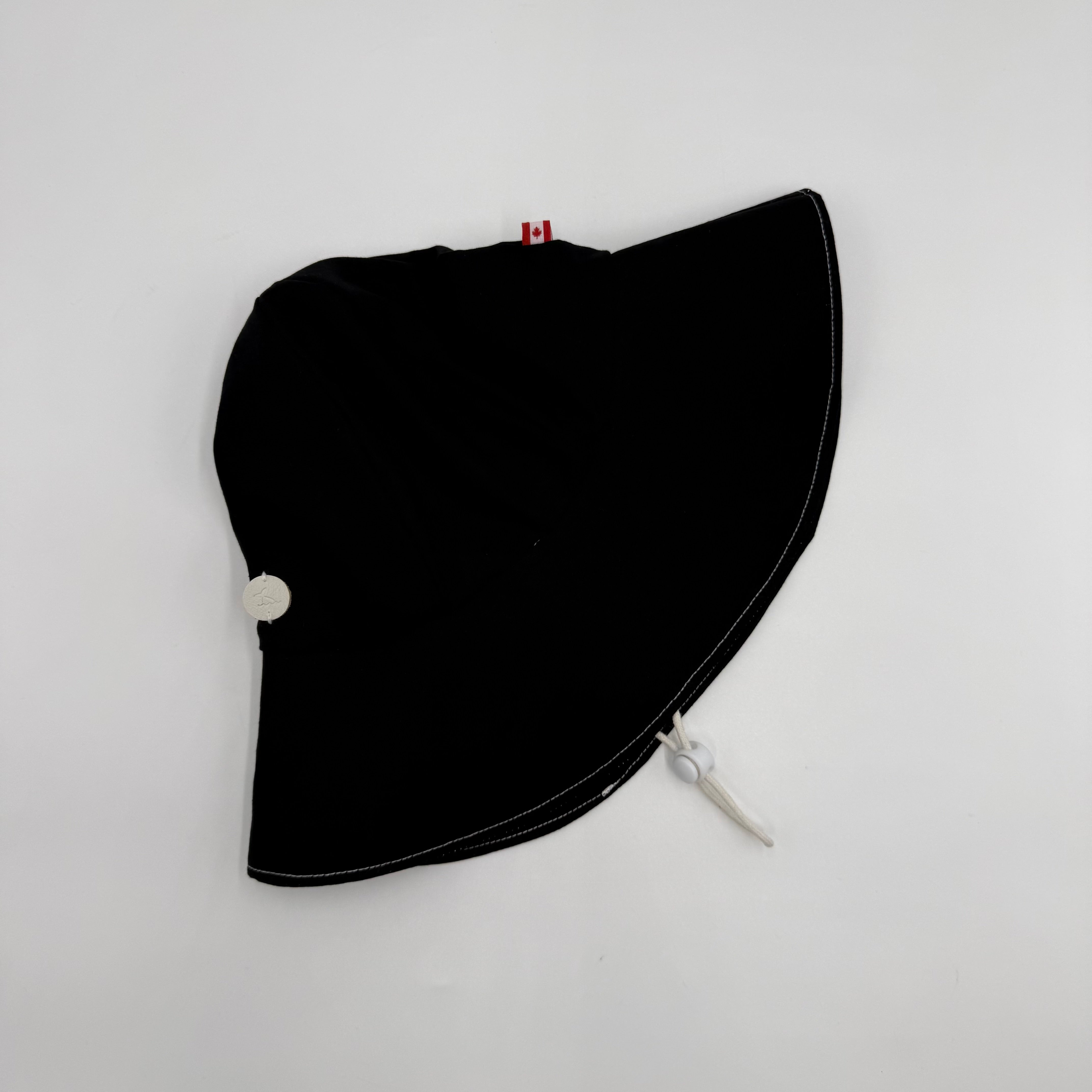 Black hat handmade in Canada, 100% cotton