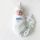 Blueberries Hat & Swaddle Sets - Lulujo