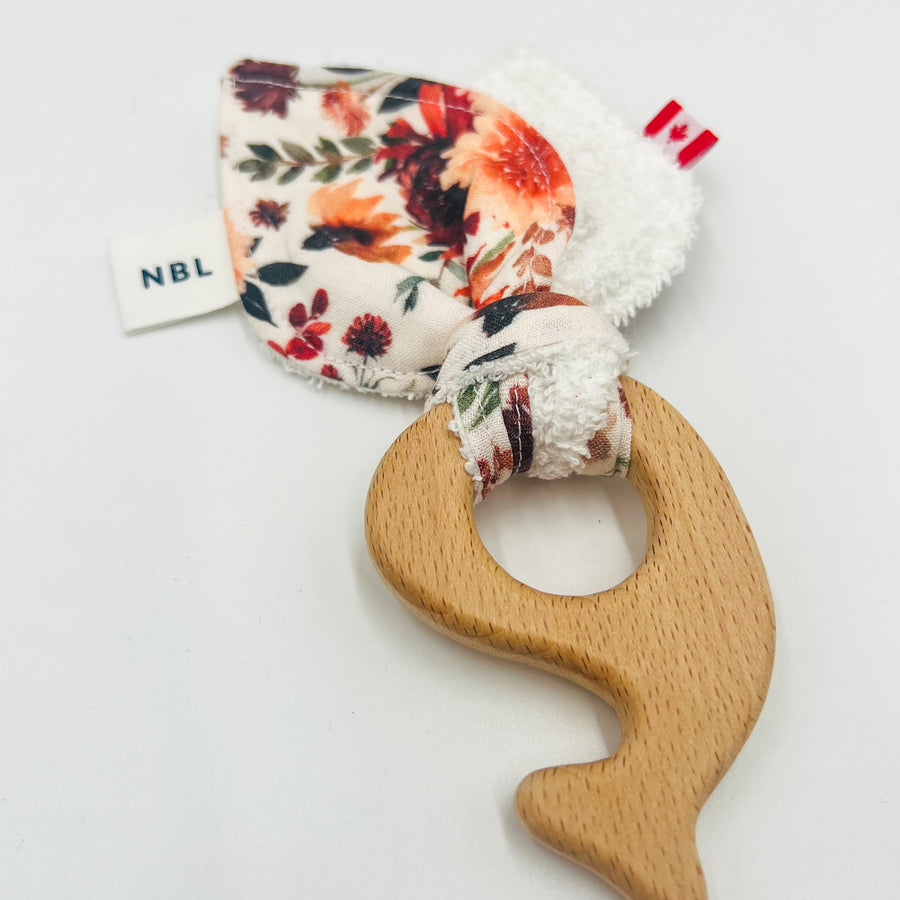 Wooden Teethers (Wilder fall floral)