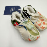 Winter Shoes (Puffins in Wildflowers)