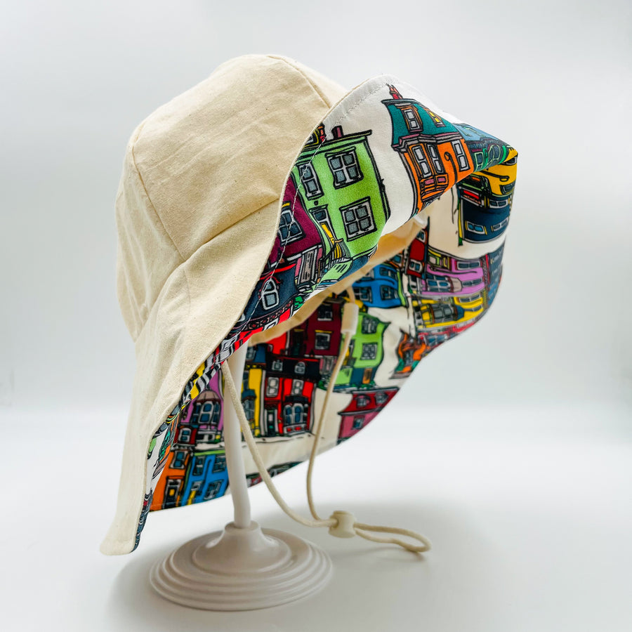Adult Summer Hat (Jellybean Row Houses)