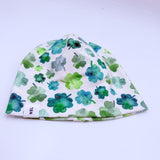 Beanie Hat (Watercolour shamrock)