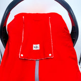 Car Seat cover Winter (Bright Red)