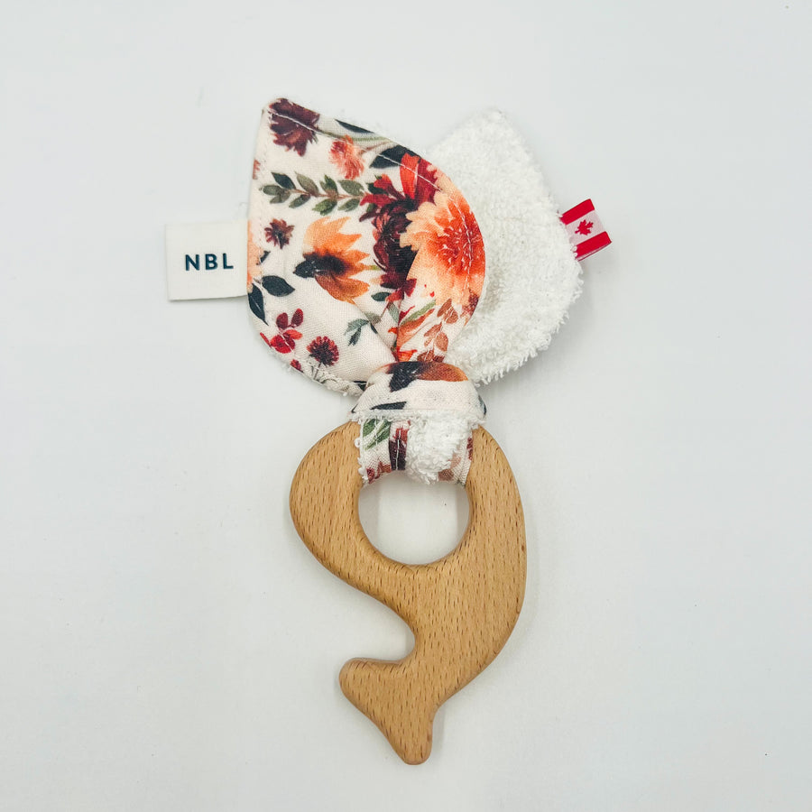 Wooden Teethers (Wilder fall floral)