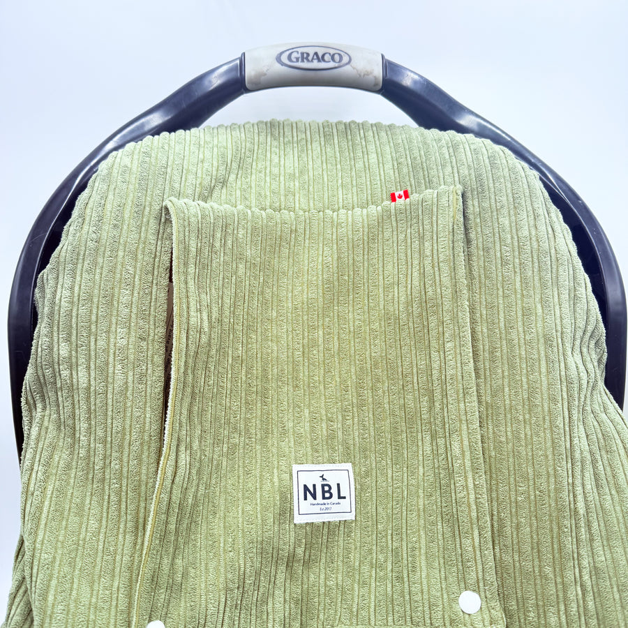 Car Seat cover Winter (Olive green)