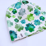 Beanie Hat (Watercolour shamrock)