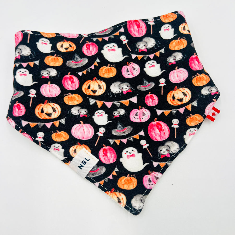 Bandana Bib(cute Halloween black)