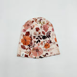 Beanie Hat - Fall Flowers