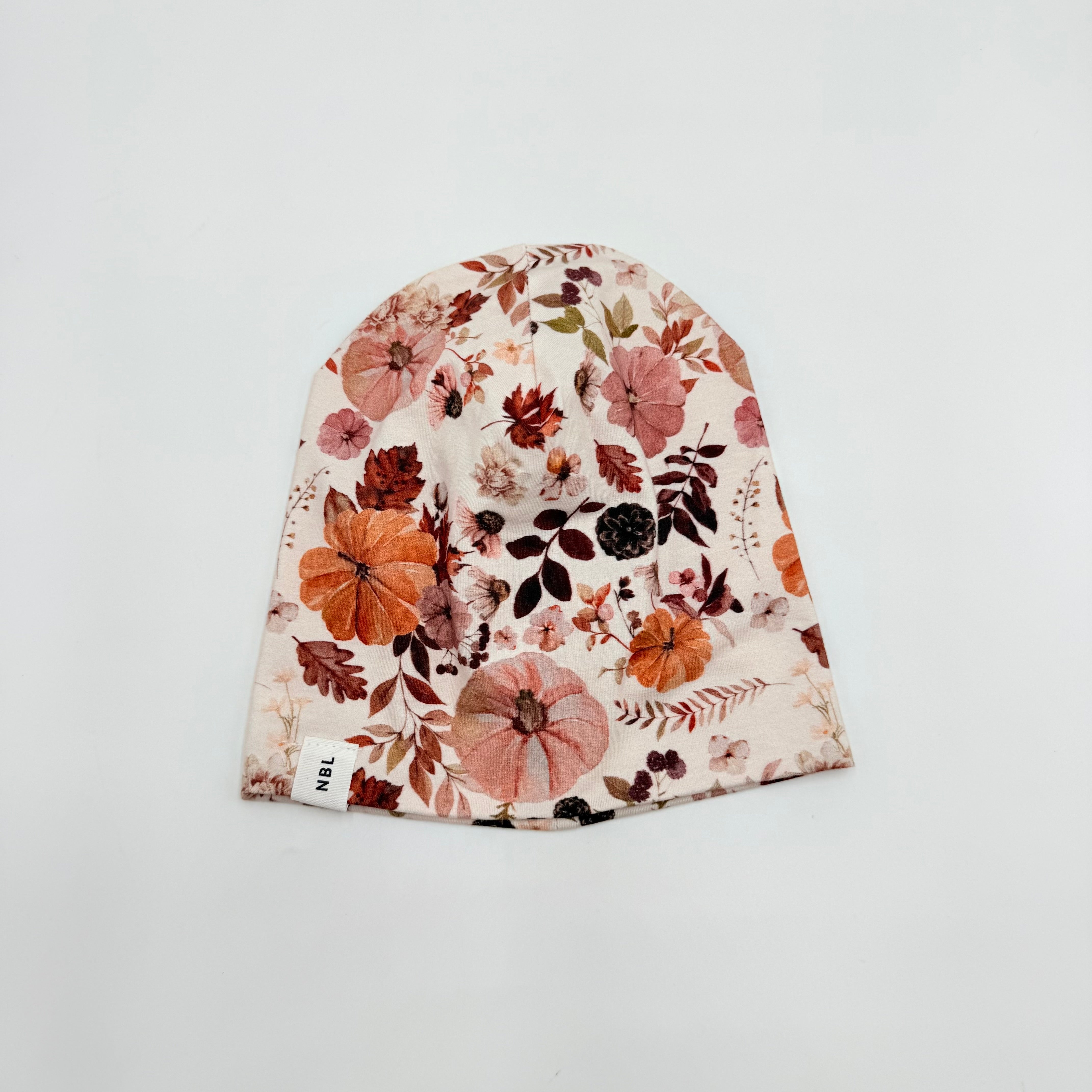 Beanie Hat - Fall Flowers