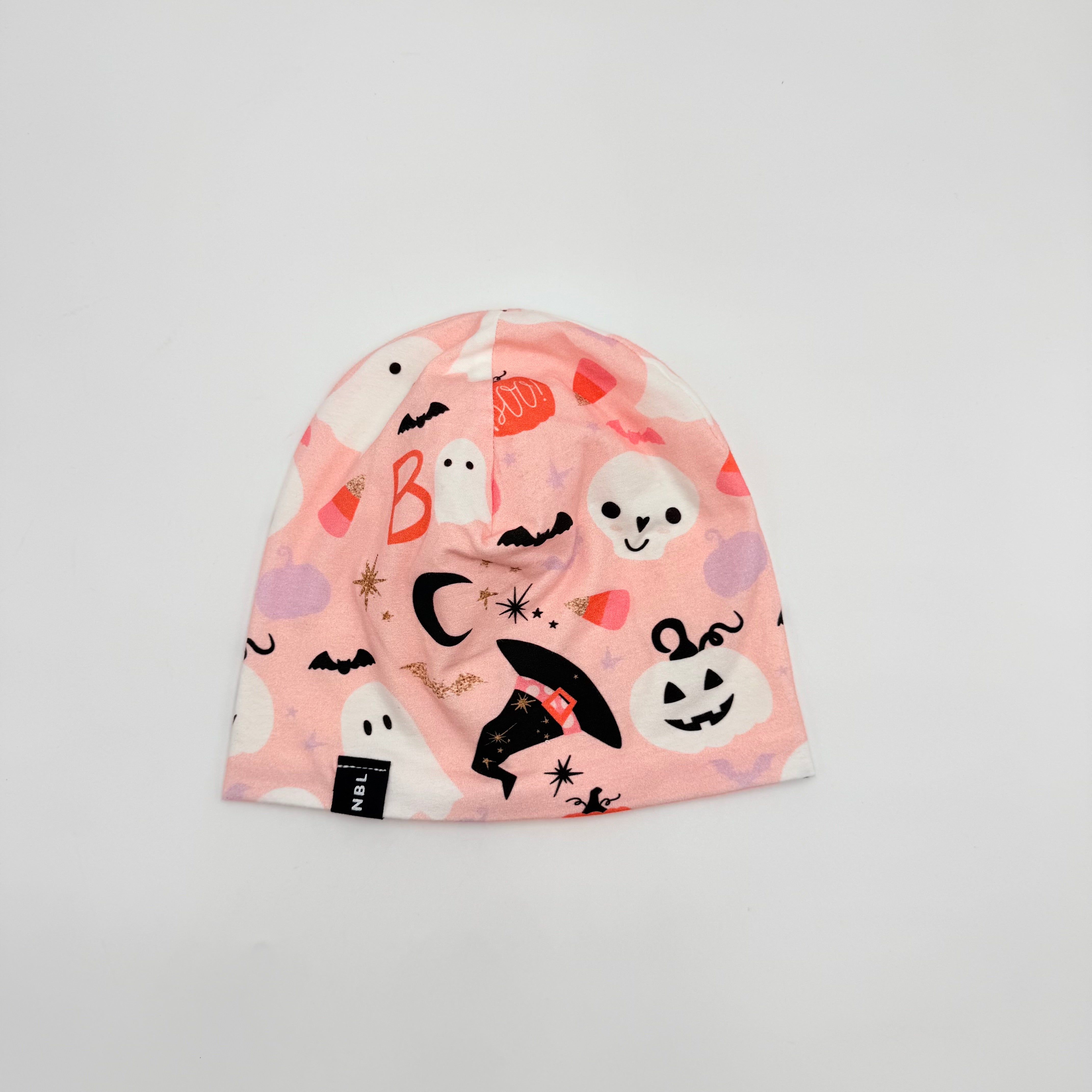 Beanie Hat - Pink Halloween