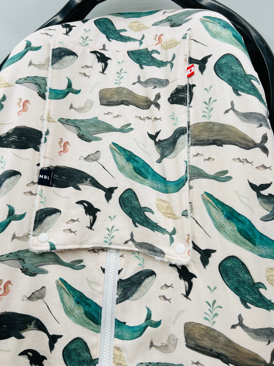 Car Seat cover Winter (Whale Song)