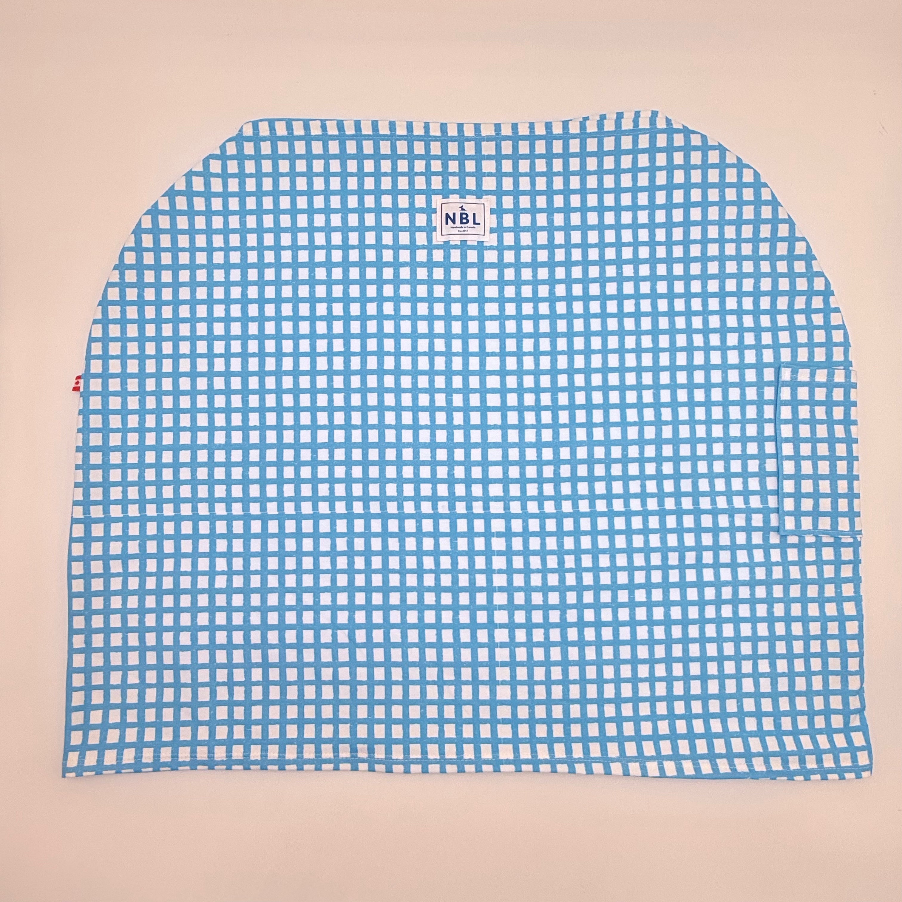 Summer Car Seat Cover - Aqua Tiles