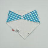 Bandana Bib - Aqua Tiles