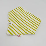 Bandana Bib - Lemon Strip