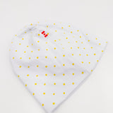 Beanie Hat - Lemon Polka Dots