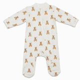 Vintage Bear Bamboo Footed Sleeper - Lulujo