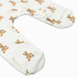 Vintage Bear Bamboo Footed Sleeper - Lulujo