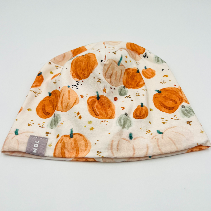 Beanie Hat (Pumpkin Stars)