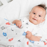Cotton Muslin Swaddle (Hockey)