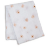 Cotton Muslin Swaddle  (Daisies)